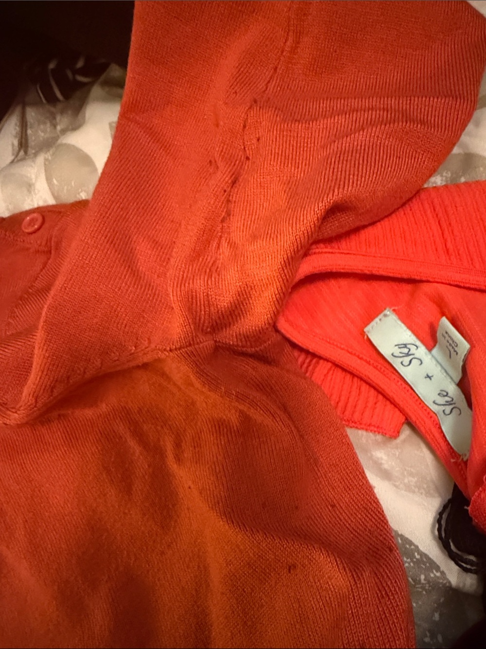 Modcloth Coral Crewneck Pullover - Picture 6 of 6